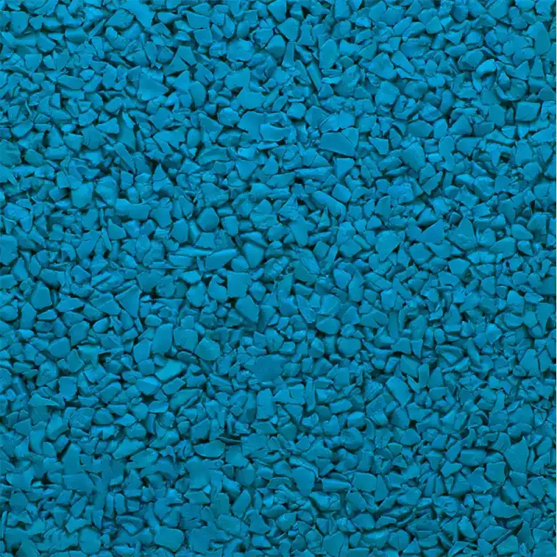 Light Blue EPDM rubber granules