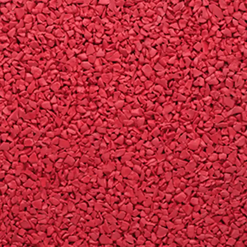 Red EPDM rubber granules