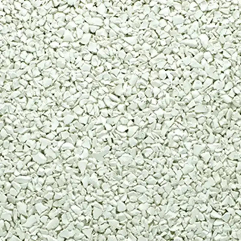White EPDM rubber granules