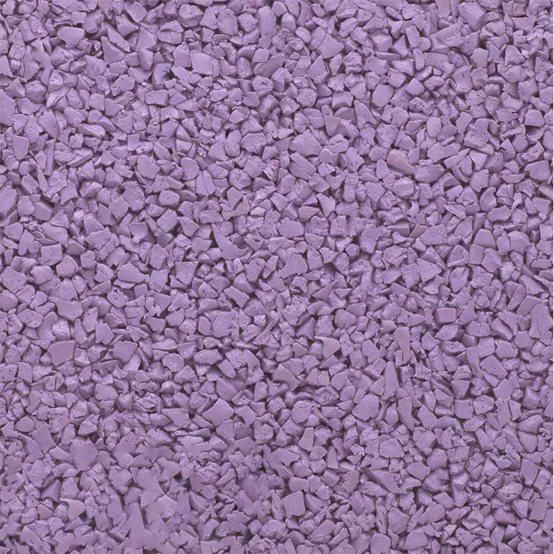 Lilac EPDM rubber granules
