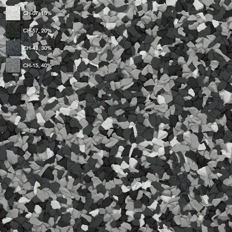 Ash EPDM rubber granules