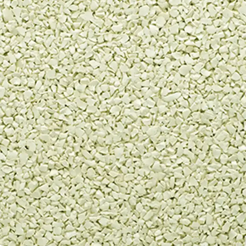 Pearl White EPDM rubber granules