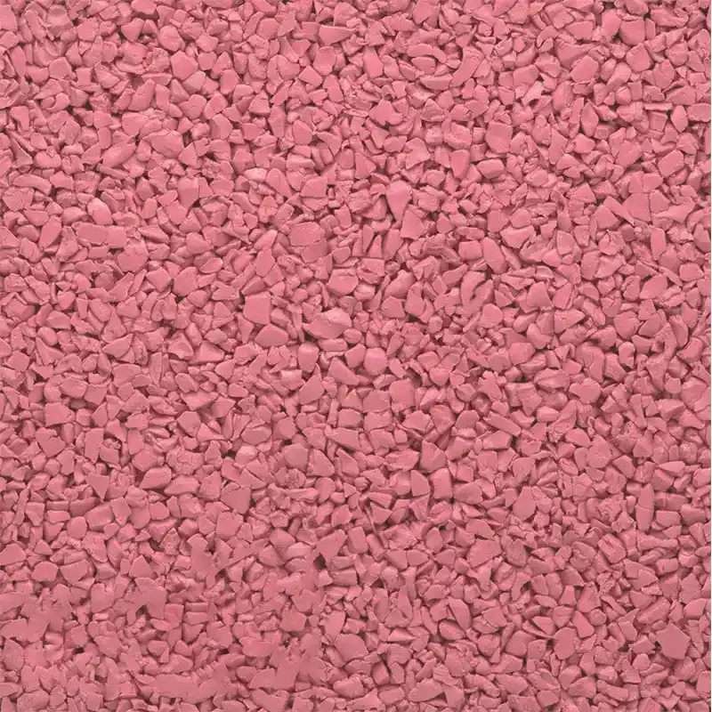 Pink EPDM rubber granules