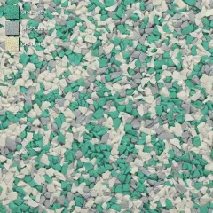 Sea Glass mixed-color EPDM granules