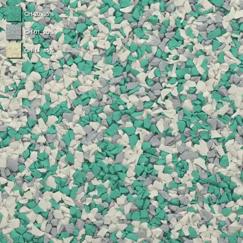 Sea Glass EPDM rubber granules