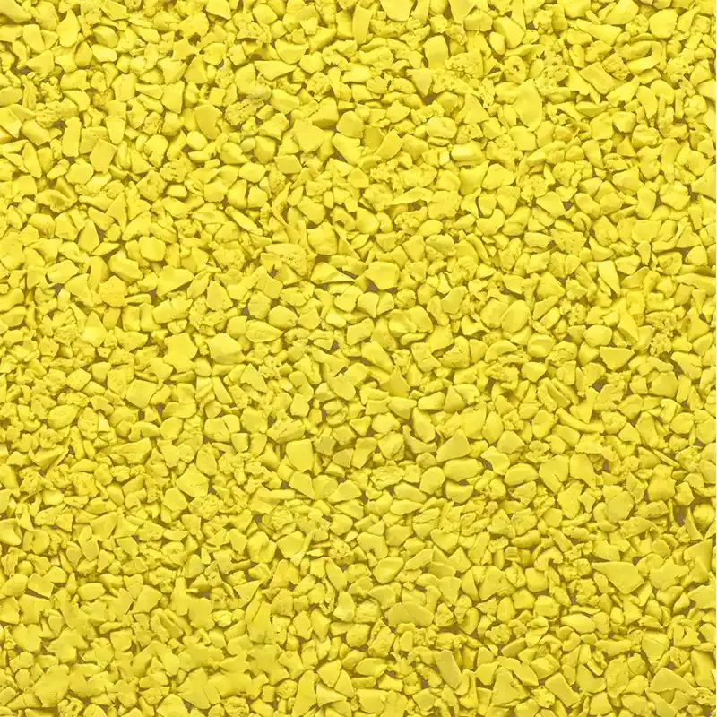 Yellow EPDM rubber granules
