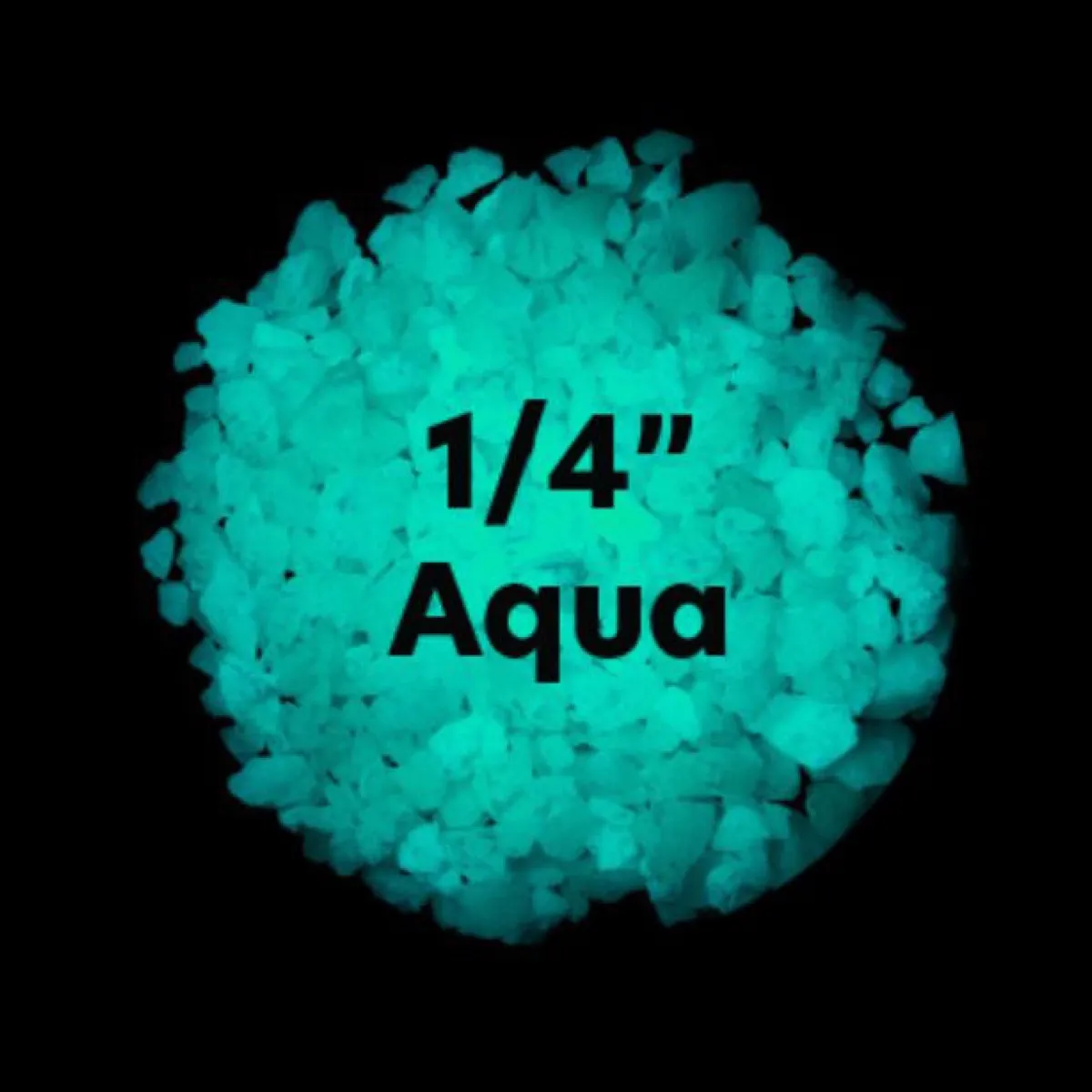 Glow Rock Aqua 1/4 inch – 5 lb