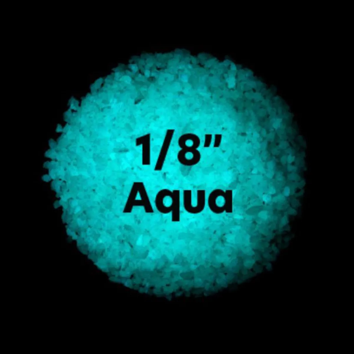 Glow Rock Aqua 1/8 inch – 1 lb