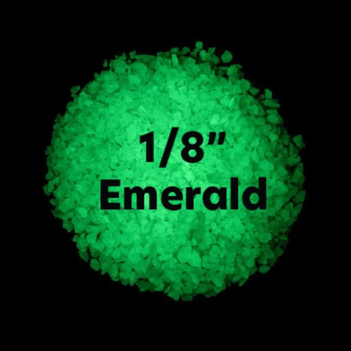 Glow Rock Emerald 1/8 inch – 5 lb